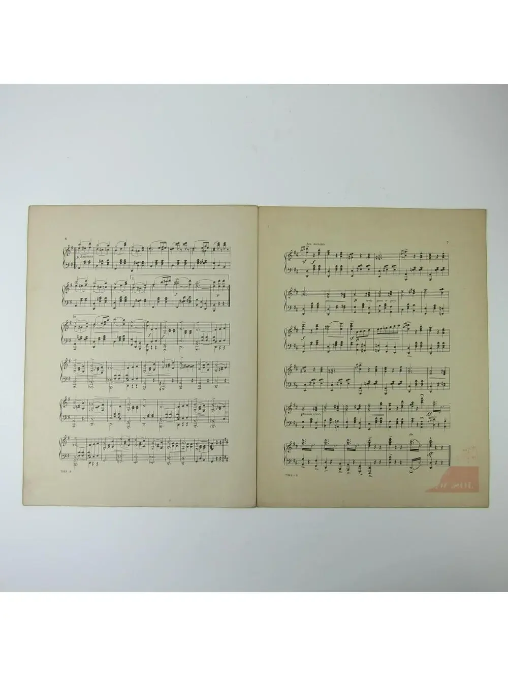 Sheet Music Nights of Gladness Valse Piano Charles Antcliffe Antique 1912
